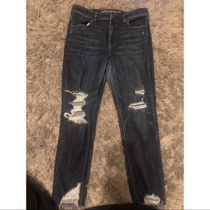 SOLD ❌❌❌American Eagle Hi-Rise Jegging Crop • 14